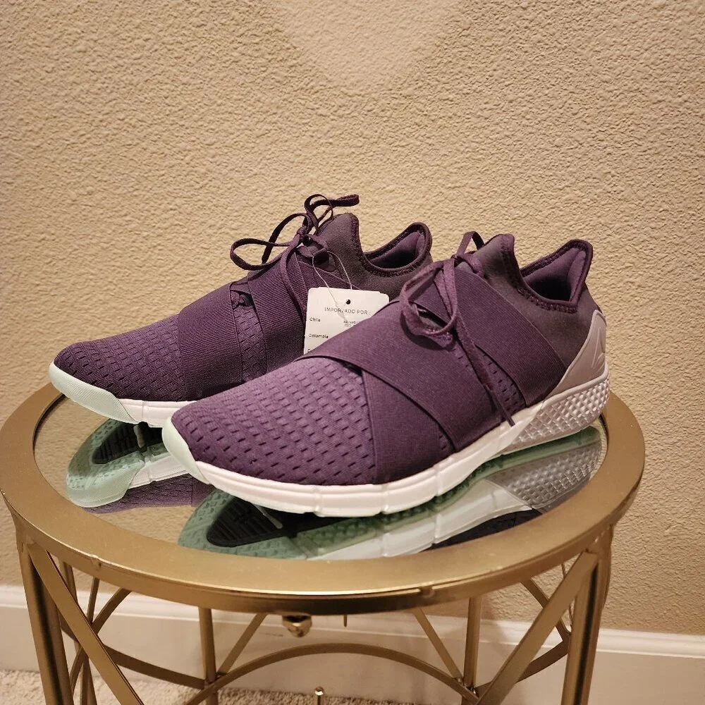 Reebok Women Slip on Impact TR Size 9.5 Purple Sneakers